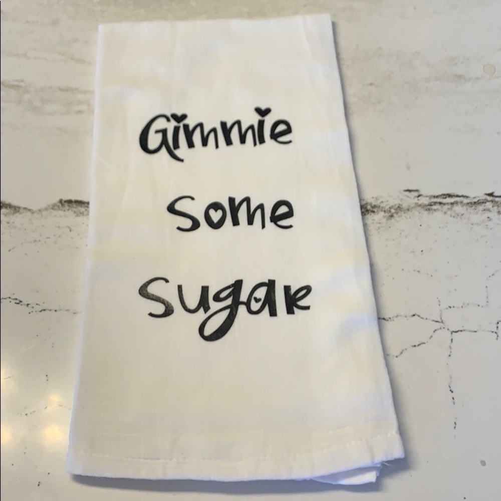 Kitchen Towel “Gimmie Some Sugar” NWOT